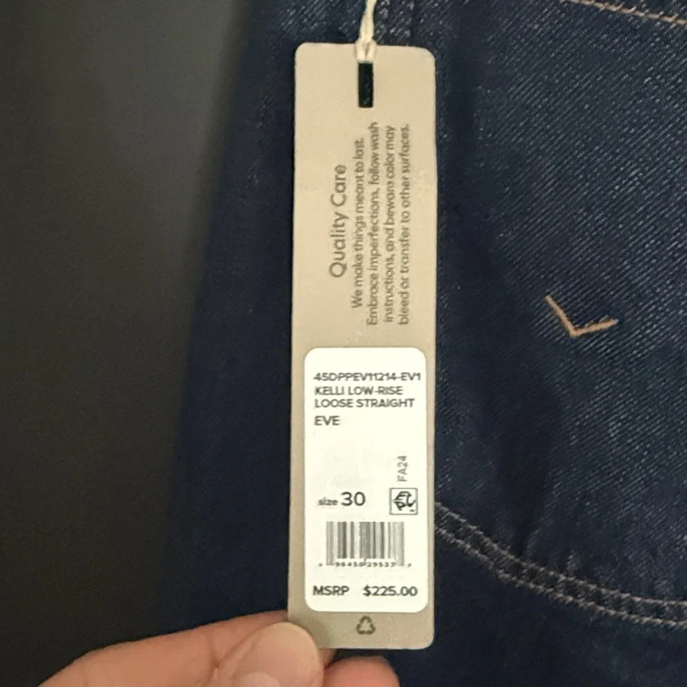 HUDSON Kelli Low-Rise Loose Straight Eve Size: 30 Inseam: 31.5” - Picture 9 of 11
